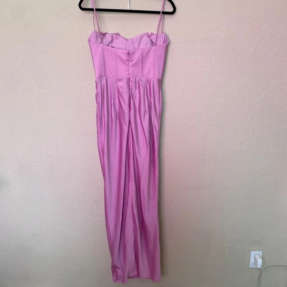 HOUSE OF CB 'Charmaine' Pink Corset Maxi Dress NWOT size M - Picture 10 of 15